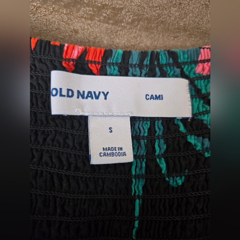 Old Navy Floral Mini Dress - Black and Multicolor - Picture 4 of 5